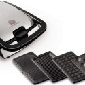 Tefal SW854D16 sandwich maker 700 W Black, Stainless steel