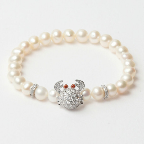 Ladies' Bracelet Lancaster JLA-BRCRAB1WH 16 mm