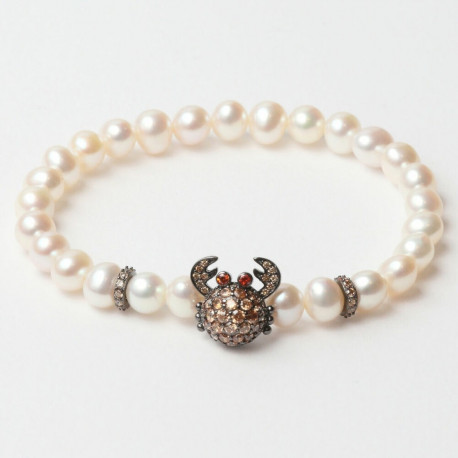 Ladies' Bracelet Lancaster JLA-BRCRAB4WH 16 mm