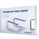 Notebook riser stand 15,6 inches silver