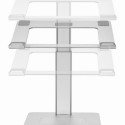 15.6-inch notebook stand with height adjustment, silver