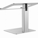 15.6-inch notebook stand with height adjustment, silver
