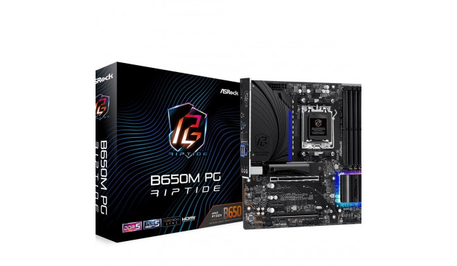 B650M PG RIPTIDE AM5 4DDR5 HDMI/DP mATX