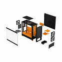 Fractal Design arvutikorpus Pop Air TG Clear Tint RGB Orange Core, must/oranž