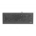 Keyboard BARRACUDA Slim Black USB