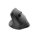 VERTICAL MOUSE NATEC CRAKE 2 WIRELESS 2400DPI BLUETOOTH 5.2 + 2.4GHZ FOR LEFT HANDED USERS BLACK