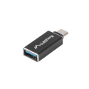Lanberg adapter USB-C (M) - USB-A (F) OTG, black