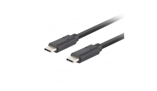 USB-C M/M 3.1 GEN 2 CABLE 1M 10GB/S PD100W BLACK LANBERG