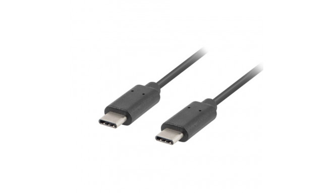 Lanberg kaabel USB-C M/M 2.0 1,8m, must