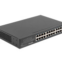 SWITCH LANBERG RSGE-24 24X 1GB UNMANAGED GIGABIT ETHERNET RACK 19"