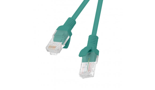 PATCHCORD CAT.6 UTP 15M GREEN FLUKE PASSED LANBERG