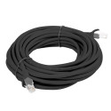 PATCHCORD CAT.5E UTP 5M BLACK FLUKE PASSED LANBERG