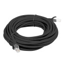 PATCHCORD CAT.5E UTP 5M BLACK FLUKE PASSED LANBERG