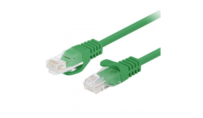 PATCHCORD CAT.5E UTP 3M GREEN FLUKE PASSED LANBERG