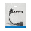 Lanberg kaabel IEC 320 C14 20cm, must