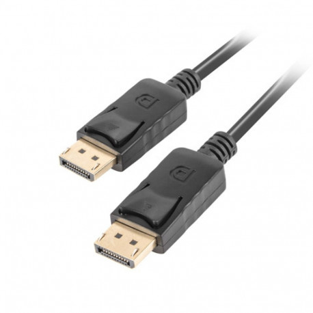 DISPLAYPORT M/M CABLE 19 PIN V1.2 0.5M 4K BLACK LANBERG