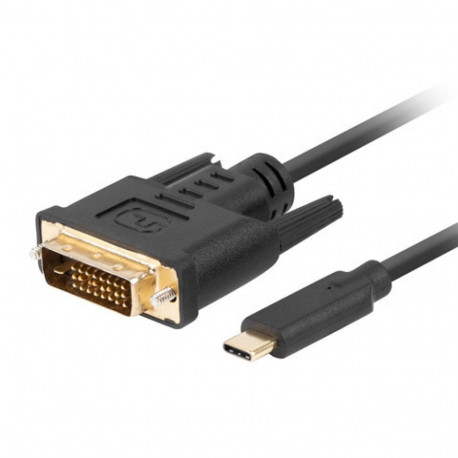 Lanberg kaabel USB-C(M)->DVI-D(24+1)(M) 3M, must