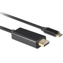 USB-C(M)->DISPLAYPORT(M) CABLE 3M 4K 60HZ BLACK LANBERG