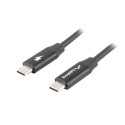 Lanberg kaabel USB-C 2.0 M/M 1m, must