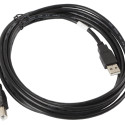 Lanberg kaabel USB-A (M) - USB-B (M) 2.0 3m, must