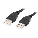 USB-A M/M 2.0 CABLE 1M BLACK LANBERG