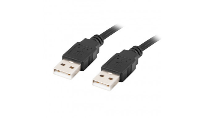 USB-A M/M 2.0 CABLE 1M BLACK LANBERG