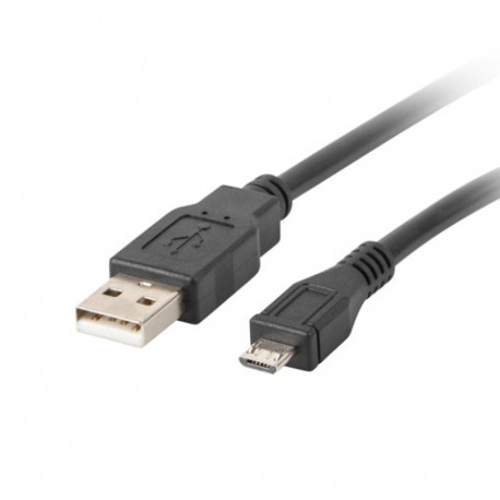 Lanberg kaabel microUSB (M) - USB-A (M) 2.0 1m, must