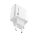 USB CHARGER NATEC RIBERA 1X USB-C 20W WHITE