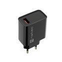 USB CHARGER NATEC RIBERA 1X USB-A 18W BLACK