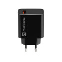 USB CHARGER NATEC RIBERA 1X USB-A 18W BLACK