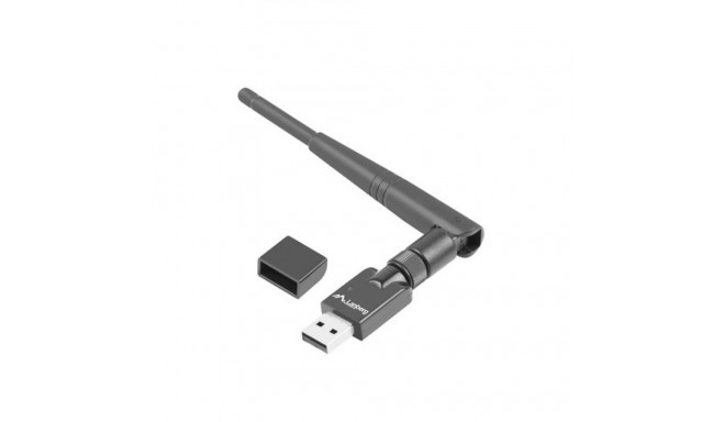 USB ADAPTER WIRELESS NETWORK CARD LANBERG NC-0150-WE N150 1X EXTERNAL ANTENNA