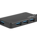 USB 3.0 HUB NATEC MOTH 4-PORT BLACK