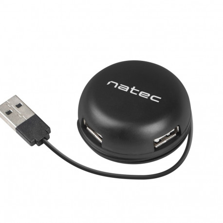 USB 2.0 HUB NATEC BUMBLEBEE 4-PORT BLACK