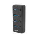 Natec USB 3.0 hub Mantis 2 4-port + vooluadapter