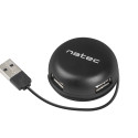 Natec USB hub USB 2.0 Bumblebee 4-port, must
