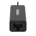 Natec USB 2.0 hub Dragonfly  3-port + RJ45