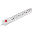 SURGE PROTECTOR NATEC EXTREME MEDIA SP8 5M 5X FRENCH OUTLETS 3X EUROPLUG OUTLETS GREY