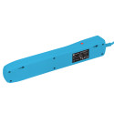 SURGE PROTECTOR NATEC BERCY 400 1.5M 5X FRENCH OUTLETS BLUE