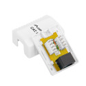 Lanberg Surface-Mount Box Cat.6 UTP Unshielded 1xRJ45, valge