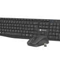 SET 2IN1 NATEC SQUID BLACK KEYBOARD + MOUSE CZ/SK LAYOUT WIRELESS