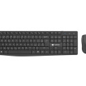 SET 2IN1 NATEC SQUID BLACK KEYBOARD + MOUSE CZ/SK LAYOUT WIRELESS