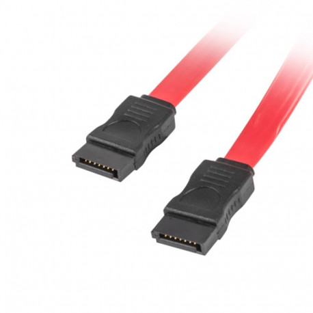 SATA DATA III (6GB/S) F/F CABLE 50CM RED LANBERG