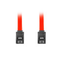 Lanberg cable SATA Data II (3GB/S) F/F 50cm, red