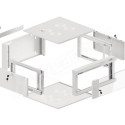 RACK CABINET 19" WALL-MOUNTED 4U 600 FAST ASSEMBLY (FLAT PACK) GREY LANBERG