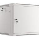 RACK CABINET 19" WALL-MOUNT 9U/600X600 FOR SELF-ASSEMBLY WITH METAL DOOR GREY LANBERG (FLAT PACK)