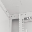 RACK CABINET 19" WALL-MOUNT 9U/600X600 FOR SELF-ASSEMBLY WITH METAL DOOR GREY LANBERG (FLAT PACK)