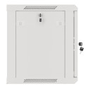 RACK CABINET 19" WALL-MOUNT 9U/600X450 (FLAT PACK) WITH GLASS DOOR GREY LANBERG V2