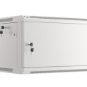 RACK CABINET 19" WALL-MOUNT 6U/600X450 FOR SELF-ASSEMBLY WITH METAL DOOR GREY LANBERG (FLAT PACK)