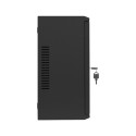 RACK CABINET 19" WALL-MOUNT 4U+3U/540X200 LOW-PROFILE BLACK LANBERG (ASSEMBLED)