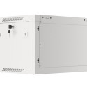 RACK CABINET 19" WALL-MOUNT 6U/600X450 FOR SELF-ASSEMBLY WITH METAL DOOR GREY LANBERG (FLAT PACK)